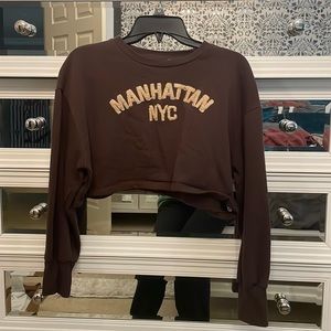 ZARA CROPPED SWEATER